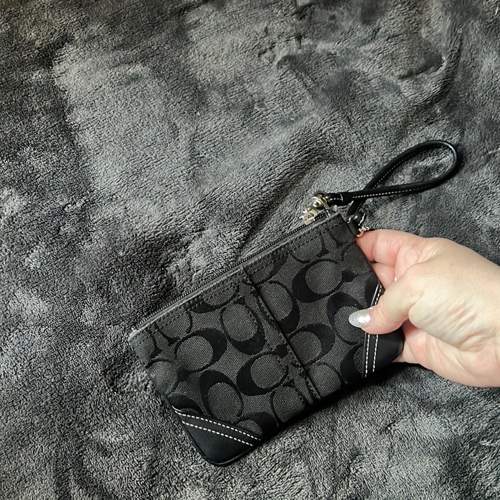 Vintage coach wristlet